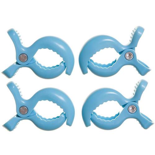 Dreambaby Stroller Clips 4 Pack (Blue)