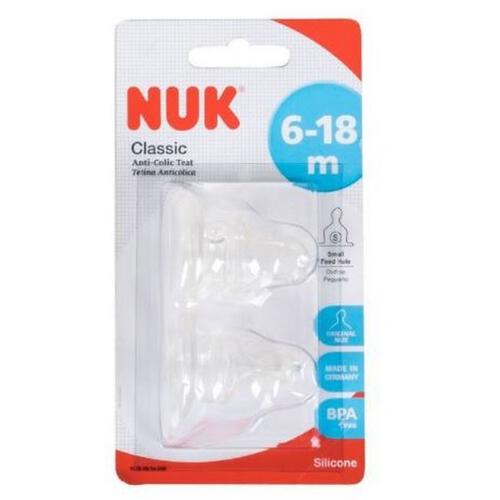 Nuk Silicone Vented Teat S2-S