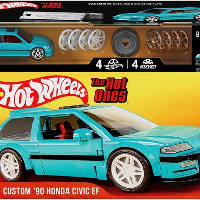 Mattel Brick Shop Hot Wheels Speed Series Honda Custom Civic