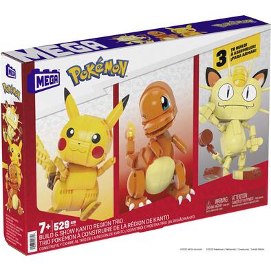 Mega Pokemon Pokemon - Build & Show Kanto Region Trio