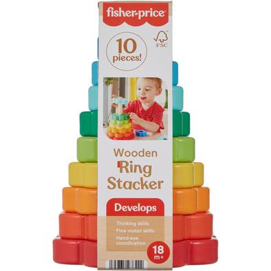 Fisher-Price Wood Ring Stacker