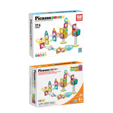 Picasso Tiles 60pcs Marble Run Travel Size
