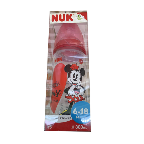 Nuk Disney Mickey Mouse 300ml PP Bottle/Sil 2 M