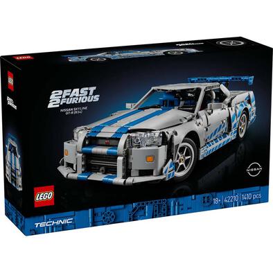 LEGO Technic 2 Fast 2 Furious Nissan Skyline GT-R (R34) Car 42110