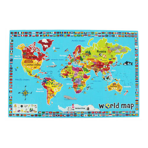 World Map Jigsaw Puzzle