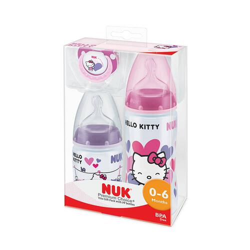 Nuk Hello Kitty Pch Trio Pack With Pp Bottle / Silicone S1M