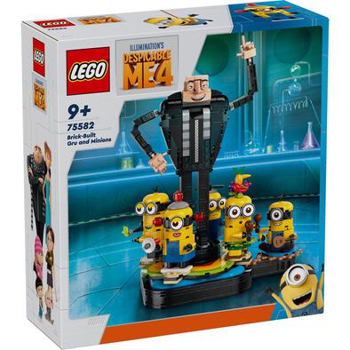 LEGO Despicable Me 4 Brick-Built Gru and Minions