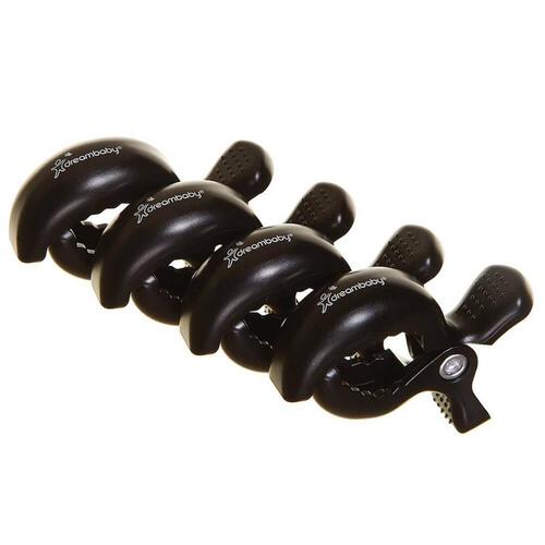 Dreambaby Stroller Clips 4 Pack (Black)