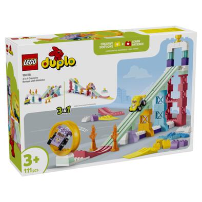 LEGO Duplo 3 in 1 Creative Ramps With Vehicles 10478