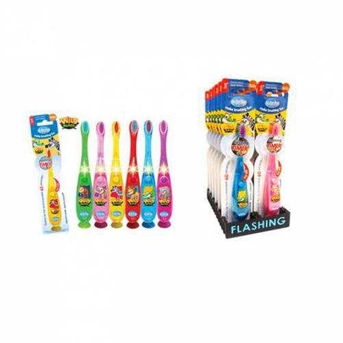 BRUSH RIGHT Wave Flashing Toothbrush:Wild Bunch
