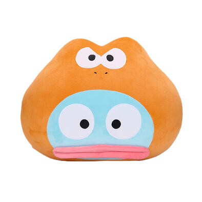 playpop Sanrio Dino Face Plush Cushion - Hangyodon