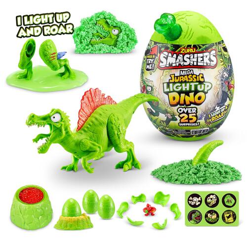 Smashers Jurassic MEGA Light-Up Dino - Assorted