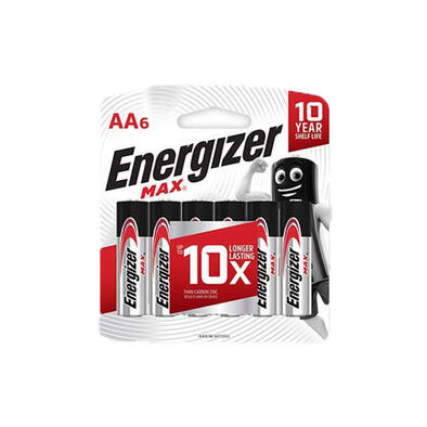 Energizer Max AA Batteries 6 Value Pack