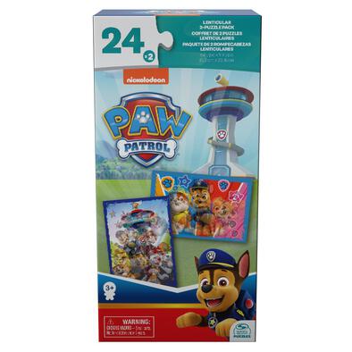 Cardinal Games Paw Patrol 24pcs Lenticular Puzzles 2pk