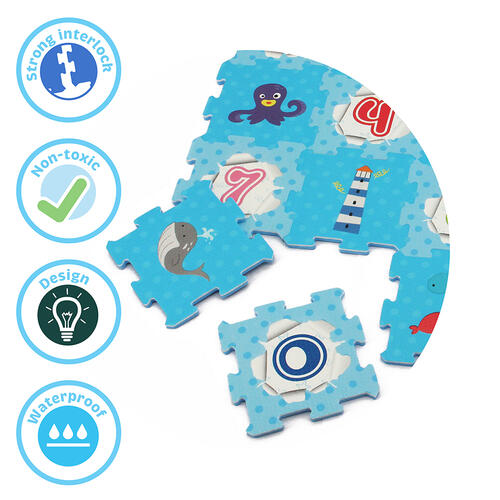 Ocean & Numbers Puzzle